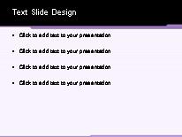 Divergence Purple PowerPoint Template text slide design